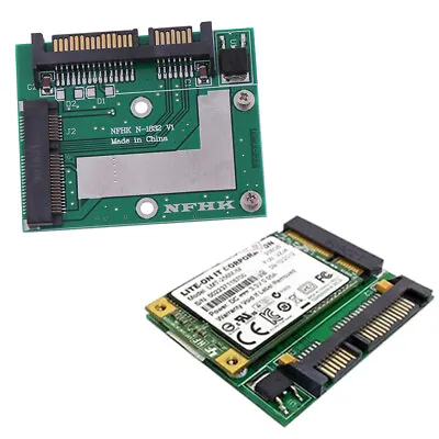 MSATA SSD To 2.5'' SATA 6.0gps Adapter Converter Card Module Board Mini Pcie:-o • $1.83