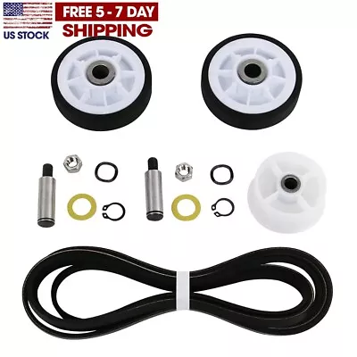 Maytag MDE5500AYW MDE4000AYW MDE6000AYW Dryer Roller Belt Pulley Repair Kit • $36.49