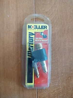 Moeller Fuel Line Tank Connector Fitting Mercury 1/4 NPT Male 1998+ 033477-10 • $9.99