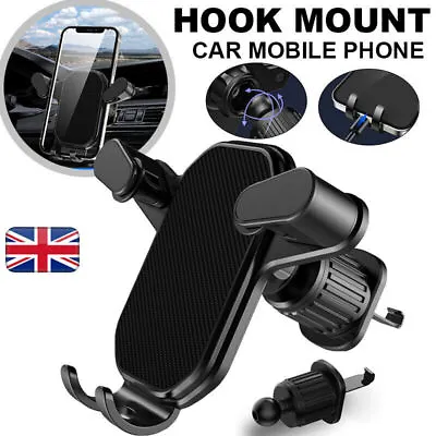 £7.98 • Buy Universal Hook Car Holder Mount Stand Bracket Air Vent Mobile Phone Clip Cradle