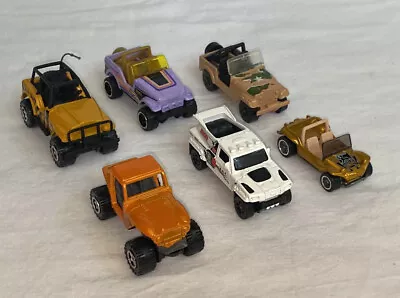 Lot Of 6 Matchbox & Hot Wheels Jeeps Ridge Raider Myers Manx Trailbuster • $20