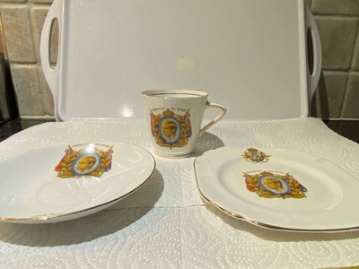 £3 • Buy Matching Edward VIII Coronation Set, Good Condition (plate Has A Slight Mark)