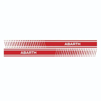To Fit Fiat 500 Side Racing Stripes Car Stickers  Abarth Vinyl Made In UK • £19.99