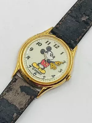 Vintage Mickey Mouse Watch Pie Eyes Wristwatch  • $0.99