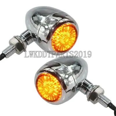 Bullet Turn Signals Light For Kawasaki VN Vulcan Classic Mean Streak Nomad 1600 • $28.16