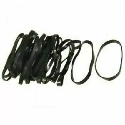 Rubber Bands Heavy Duty Black Large  Cold & UV Resistant 25 Pack-3 1/2  X1/4  • $8.97