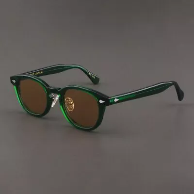 Fashion MOSCOT LEMTOSH Sunglasses Men Round Green Framed Glasses Polarized Women • $71.99