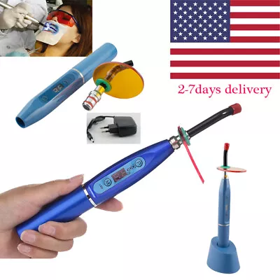 Dental Wireless Cordless LED Curing Light Fast Cure Lamp 2000mW/cm² Strong Power • $15.49