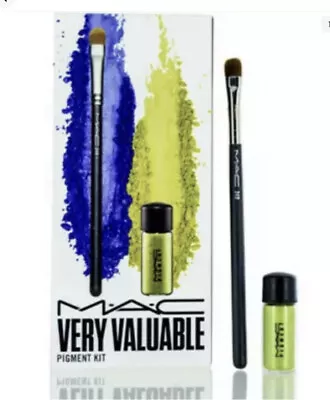 MAC Very Valuable Pigment Kit - 2 Piece Set - Brush 248 & Pigment Chartreuse • $25.21