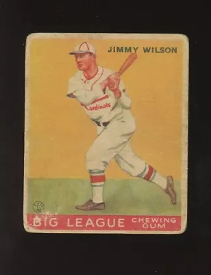 1933 Goudey #37 Jimmy Wilson St. Louis Cardinals • $12.50