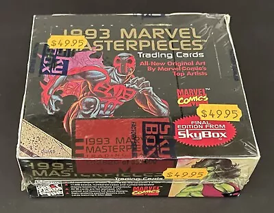 Marvel Masterpieces Skybox 1993 Factory Sealed Box Trading Cards • $174.99