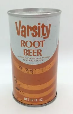 Vintage Varsity Root Beer Soda Can Pull Tab Steel Can • $5