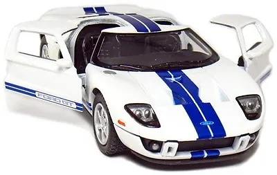 Kinsmart 5  2006 Ford GT Diecast Model Toy Car 1:36 New - White • $8.98