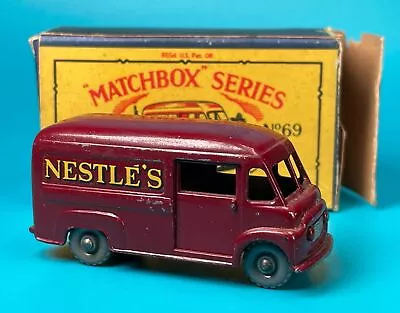 Nestle's Van Commer 30 CWT A MOKO Lesney  Matchbox #69 GPW With Original Box • $28