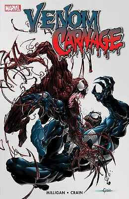 VENOM VS. CARNAGE [NEW PRINTING] [Paperback] Milligan Peter And Crain Clayton • $4.99