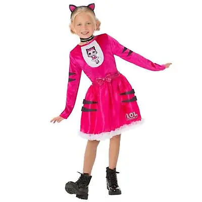 Girls LOL Doll Surprise Countess Kitty Carnival Halloween Fancy Dress Costume • £17.20