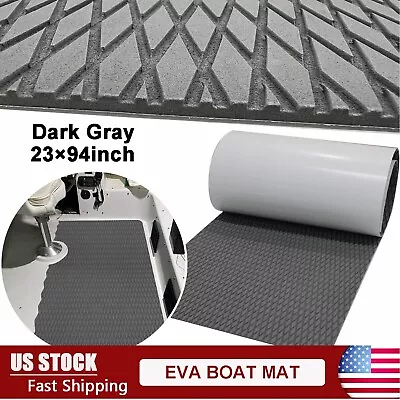 Gray Diamond EVA Foam Boat Flooring Sheet Marine Teak Deck Backing Adhesive Mat • $39.23