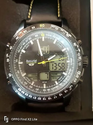 Accurist Skymaster MB930BY Gents Chronograph Analogue/Digital Watch....Stunning! • £49