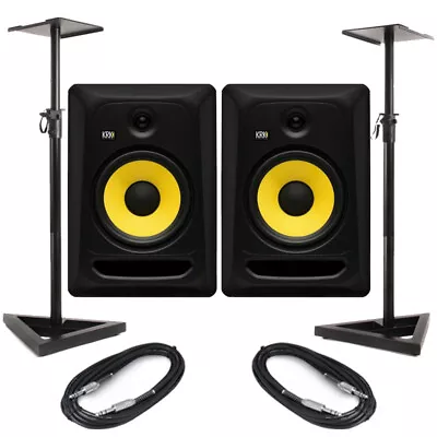 £395 • Buy KRK Rokit Classic 8 (Pair) With Stands & Cables Based On Rokit RP8 G3