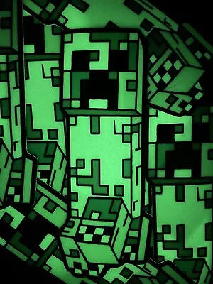 Minecraft Creeper Glow-in-the-dark Sticker • $3.25