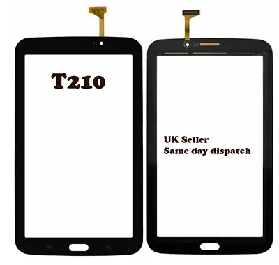 Touch Screen Digitizer Glass For Samsung Galaxy Tab 3 7.0  SM-T210 P3210 Black • £8.99