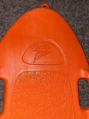 Vintage Ziffco Ziffy-Whomper Orange Plastic Molded Winter Snow Sled Toboggan • $75