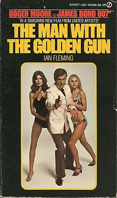 The Man With The Golden Gun By Ian Fleming (1966~Paperback) • $6