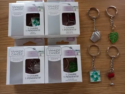 £3.45 • Buy 1 Yankee Candle Charm- Key Ring -4 Diff Designs- Grt 4 Valentine, Teacher Gift,
