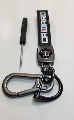 Camaro Keychain Lanyard Key Chain W Leather Zink Alloy Metal Ships Fast • $13.88