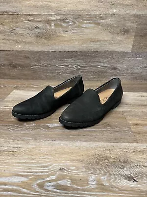 Me Too Cairo Casual Loafers Black Leather Women's Size 10M • $28