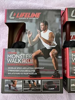 Lifeline Monster Walk - Lower Body Resistance Bands Ankle Cuffs 40 Pound • $15