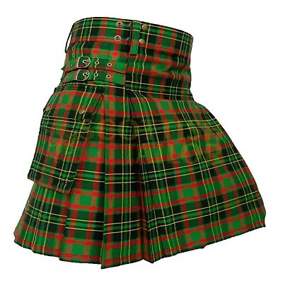 Handmade Traditional Clan Doyle Tartan Utility Kilt Deluxe Kilt Custom Size Kilt • $75