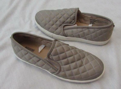 £13.40 • Buy MOSSIMO Womens 8 Taupe Tan Neutral Quilted Satin Slip On Shoes Sneakers