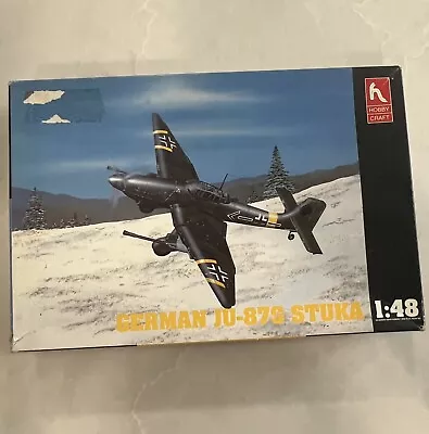 Hobby Craft-1/48 Scale Ju-87g Tank-buster Complete In Opened Box-free Shipping • $25.50