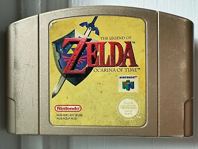 The Legend Of Zelda Ocarina Of Time N64 Cartridge Nintendo 64 Free Tracked Post • $89.95