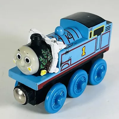 Thomas The Train Wooden Railway Comes To Breakfast Tank Engine Friends Blue 2003 • $23.35