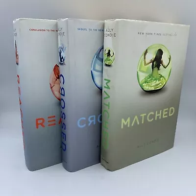 Matched Crossed Reached By Ally Condie Dutton Hardcover Books Complete Trilogy • $17.87