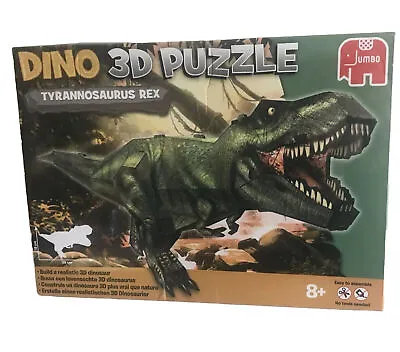 NEW Dino 3D Puzzle Tyrannosaurus Rex By Jumbo Foam Dinosaur With Stand • £8.95