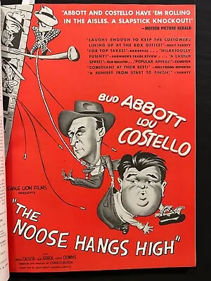 2 MOTION PICTURE HERALD 1948 VERONICA LAKE Abbott & Costello THE HUNTED Terror! • $39.99