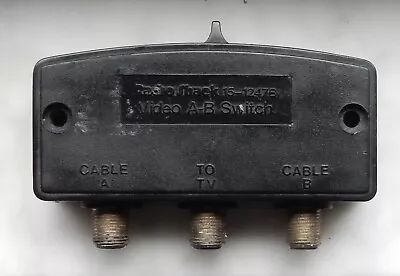 Radio Shack 15-1247B Video AB Switch Coaxial • $5