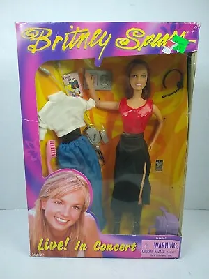 Vintage Britney Spears Doll  Live! In Concert  2000 Play Along #20100 Rare NRFB • $391.98