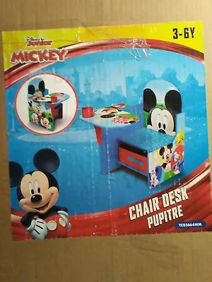 Children Chair Desk Storage Bin Disney Mickey Mouse For Baby And Toddler • $59.95