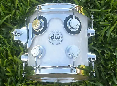 DW USA COLLECTOR'S SERIES 8  TOM In WHITE MARINE PEARL For YOUR DRUM SET! J165 • $629.95