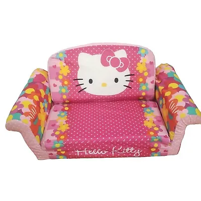 Marshmallow Furniture 2 In 1 Flip Open Foam Kids Sofa Hello Kitty Couch • $59.99