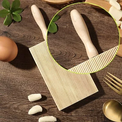 Wooden Homemade Pasta Tools Lightweight Gnocchi Ridge Board  Kitchen • $13.81