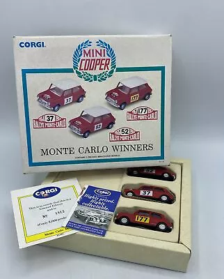 Corgi Mini Cooper Monte Carlo Winner 97712 Diecast Models Boxed • $36.99