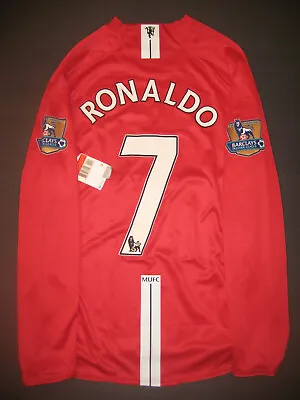 Nike 2007-2009 Manchester United Cristiano Ronaldo Long Sleeve Jersey Shirt Kit • $999.99