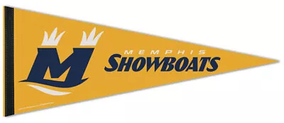 MEMPHIS SHOWBOATS Official UFL USFL Team Premium Felt 12x30 Collectors PENNANT • $16.19