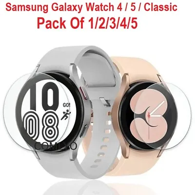 £5.39 • Buy For Samsung Galaxy Watch 4 / 5 / Classic Tempered Glass Screen Protector