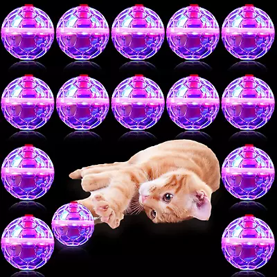 CHENGU 15 Pieces Ghost Hunting Cat Ball Light Up Cat Balls Motion Activated Inte • $30.50